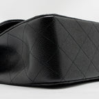CHANEL JUMBO CLASSIC DOUBLE FLAP BAG CAVIAR BLACK GHW