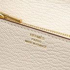 HERMES ROULIS SLIM CHEVRE MYSORE NATA LGHW