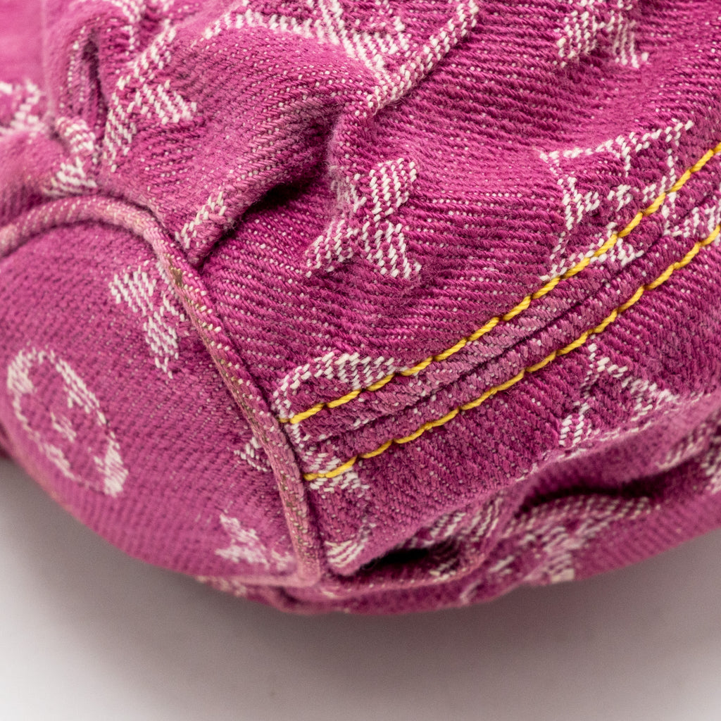 Louis Vuitton Mini Pleaty shoulder bag denim pink GHW