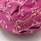 Louis Vuitton Mini Pleaty shoulder bag denim pink GHW