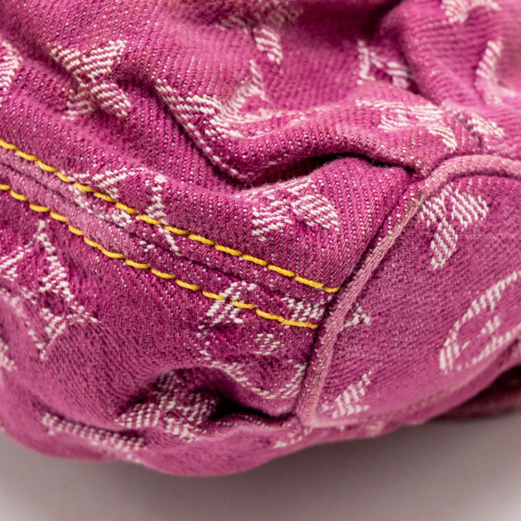 Louis Vuitton Mini Pleaty shoulder bag denim pink GHW
