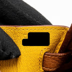 Hermes Birkin 25 Officer Togo/Swift Gold/Ambre SHW