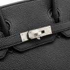 HERMES BIRKIN 30 TOGO BLACK BRUSHED SHW