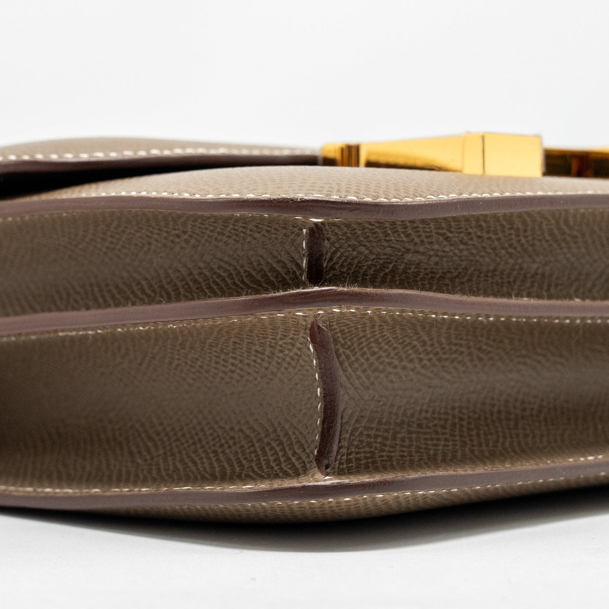 Hermes Mini Constance Epsom Etoupe GHW