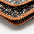 Goyard Plumet Pocket pochette goyardine canvas Tan SHW