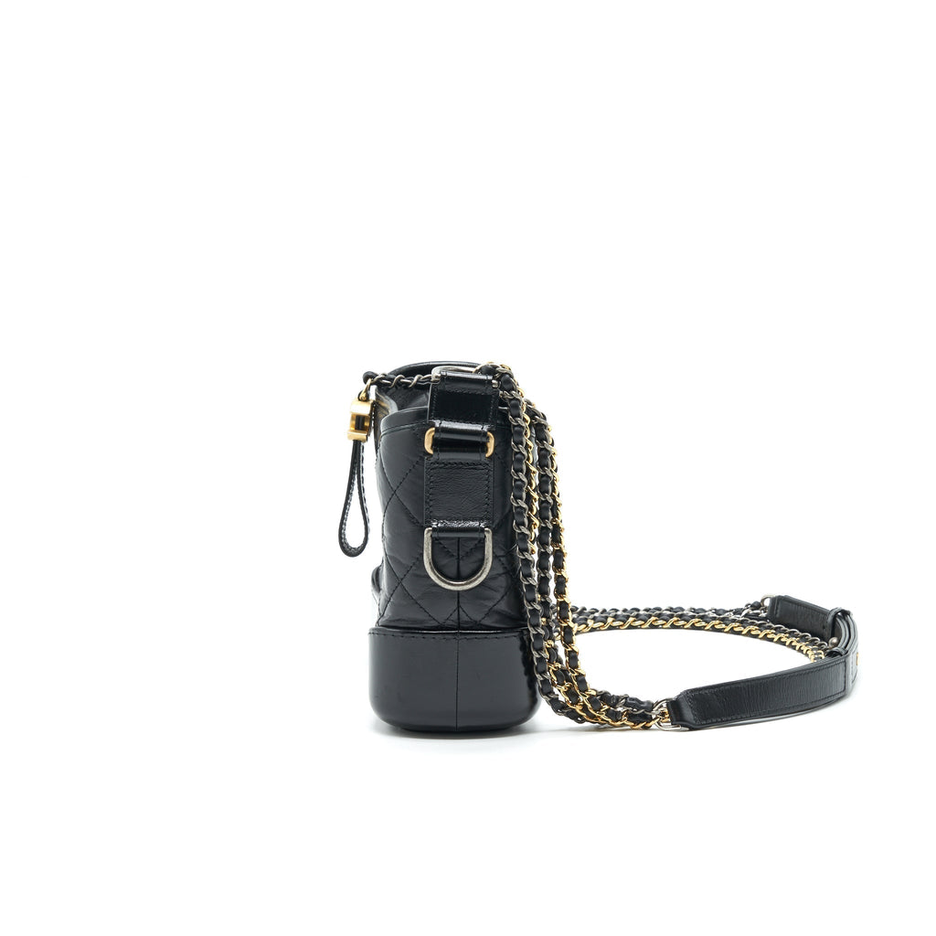 CHANEL GABRIELLE SMALL HOBO BAG BLACK
