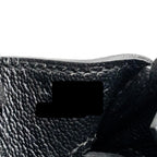 HERMES BIRKIN 30 TOGO BLACK BRUSHED SHW