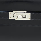 HERMES KELLY TO GO BOX LEATHER BLACK SHW