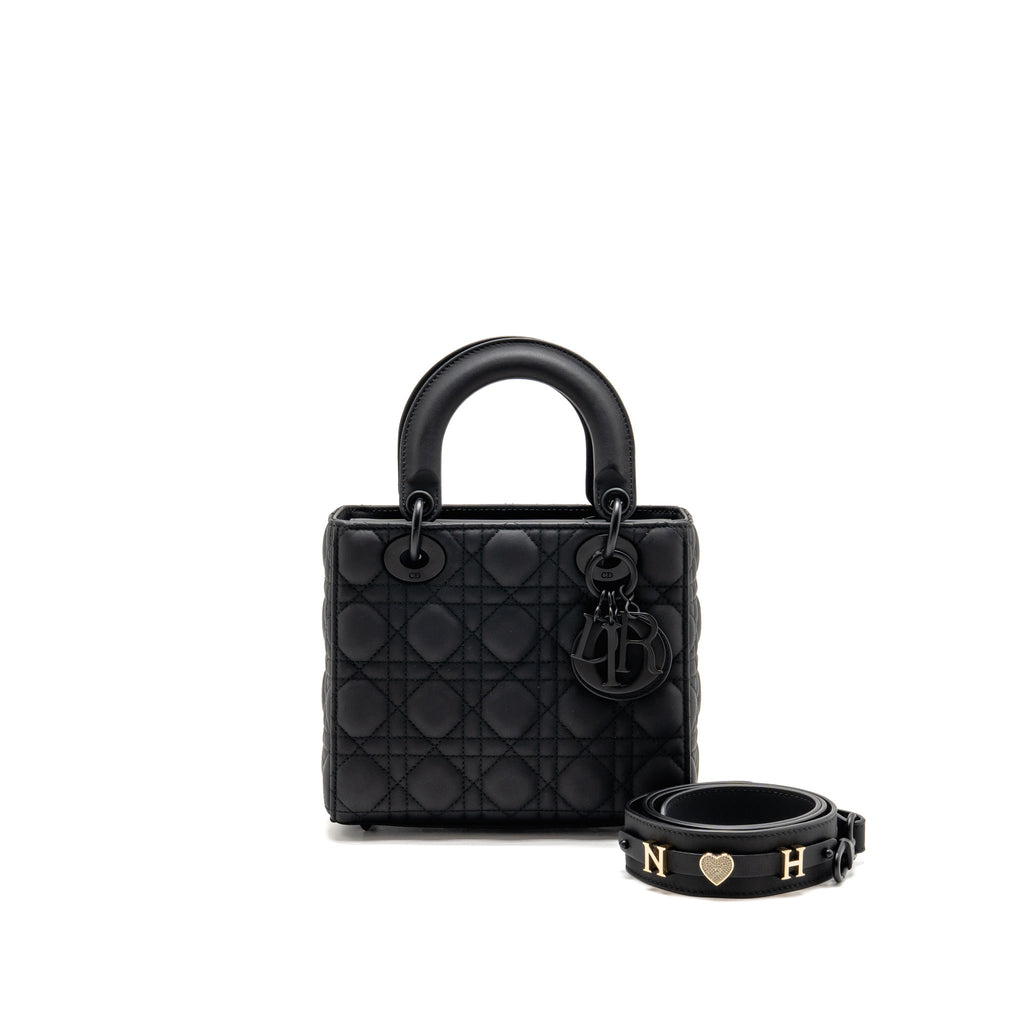 Dior Small Lady Dior My ABCDior Bag Cannage Calfskin So Black