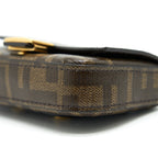 FENDI MINI CROSSBODY POUCHE WITH CHAIN