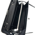 HERMES KELLY TO GO BOX LEATHER BLACK SHW