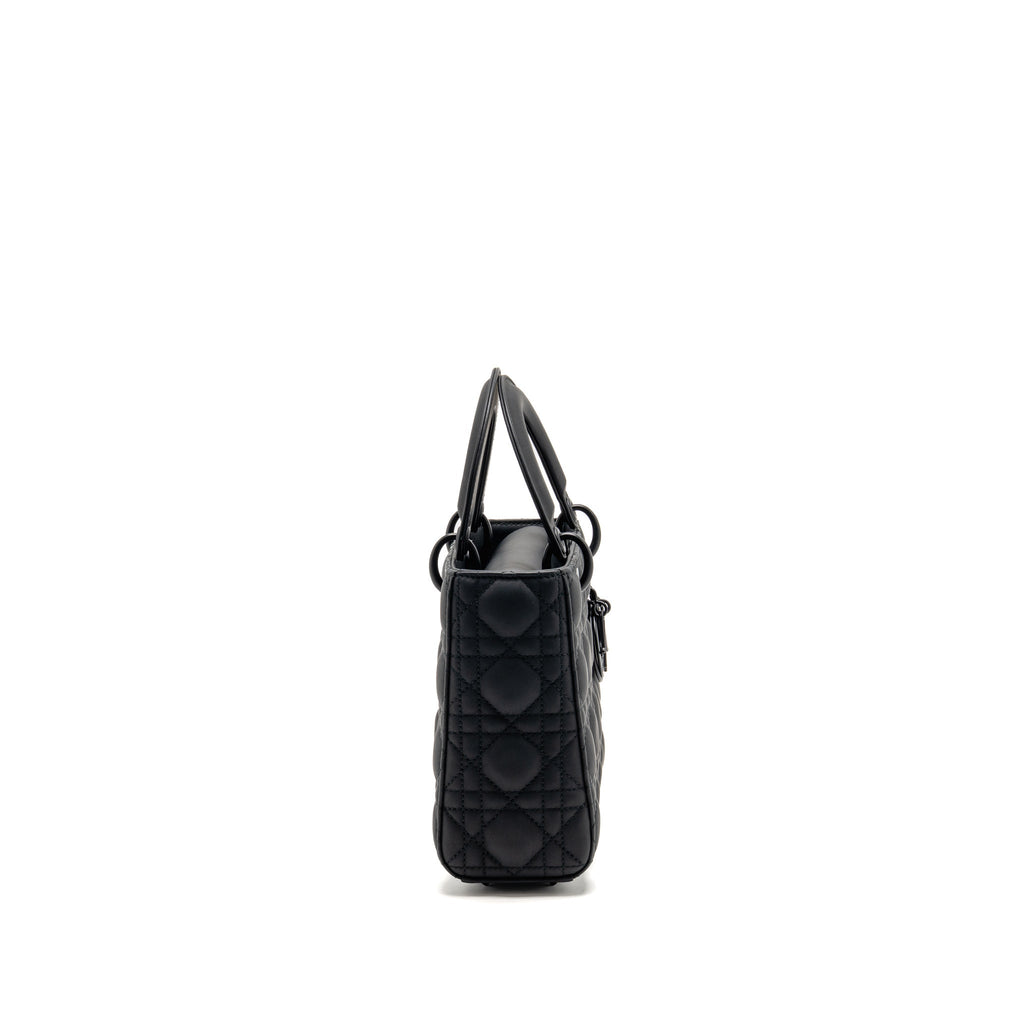 Dior Small Lady Dior My ABCDior Bag Cannage Calfskin So Black