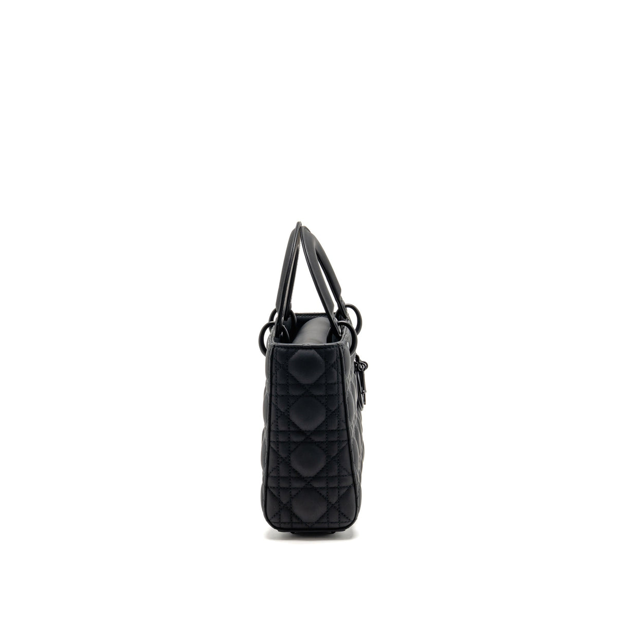 Dior Small Lady Dior My ABCDior Bag Cannage Calfskin So Black
