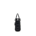 Dior Small Lady Dior My ABCDior Bag Cannage Calfskin So Black