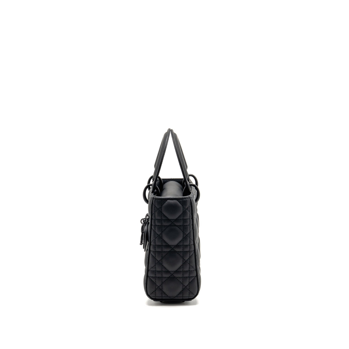 Dior Small Lady Dior My ABCDior Bag Cannage Calfskin So Black