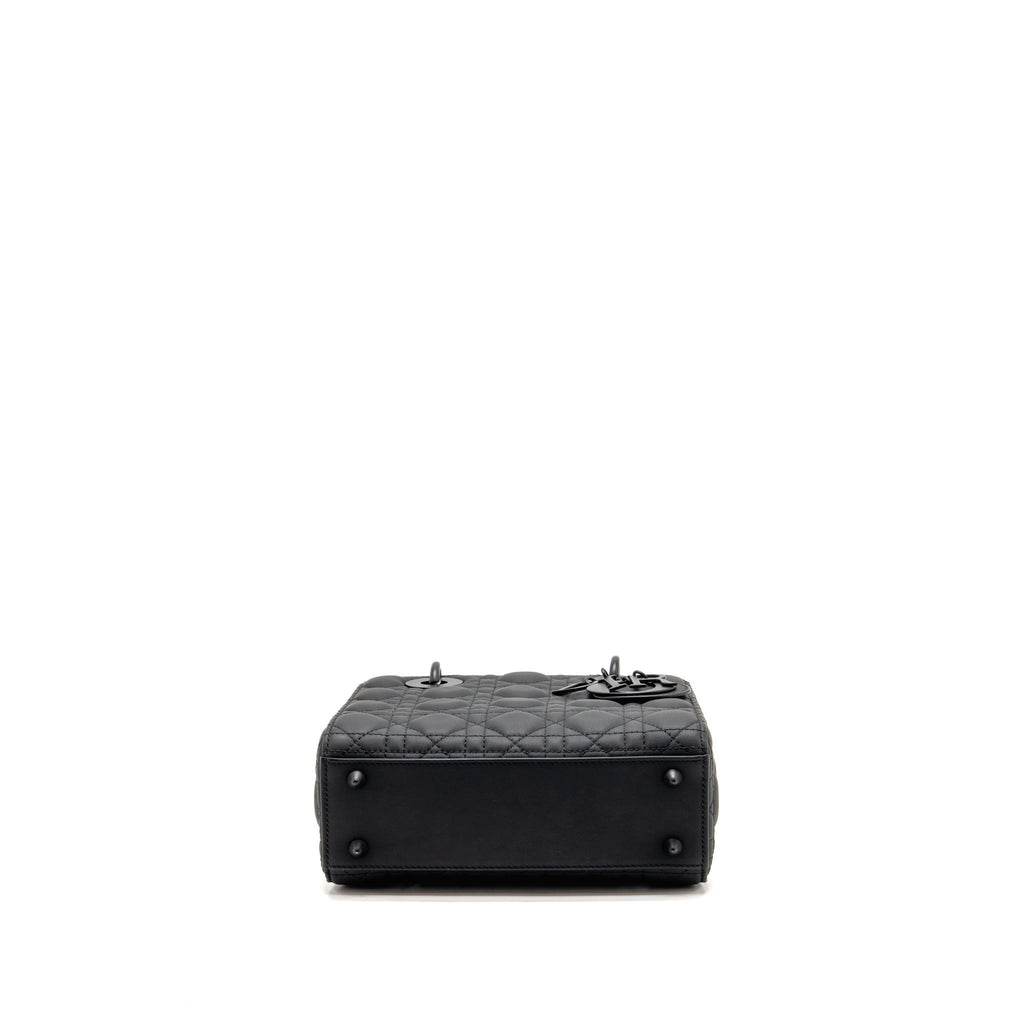 Dior Small Lady Dior My ABCDior Bag Cannage Calfskin So Black