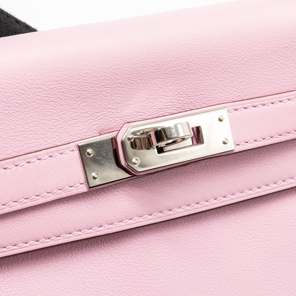 Hermes Kelly 25 Swift x9 Mauve Sylvestre SHW