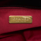 CHANEL MEDIUM 19 BAG GOATSKIN BLACK WITH MULTICOLOUR HARDWARE