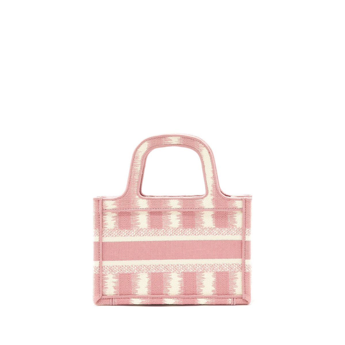 DIOR BOOK TOTE MINI BAG PINK/WHITE