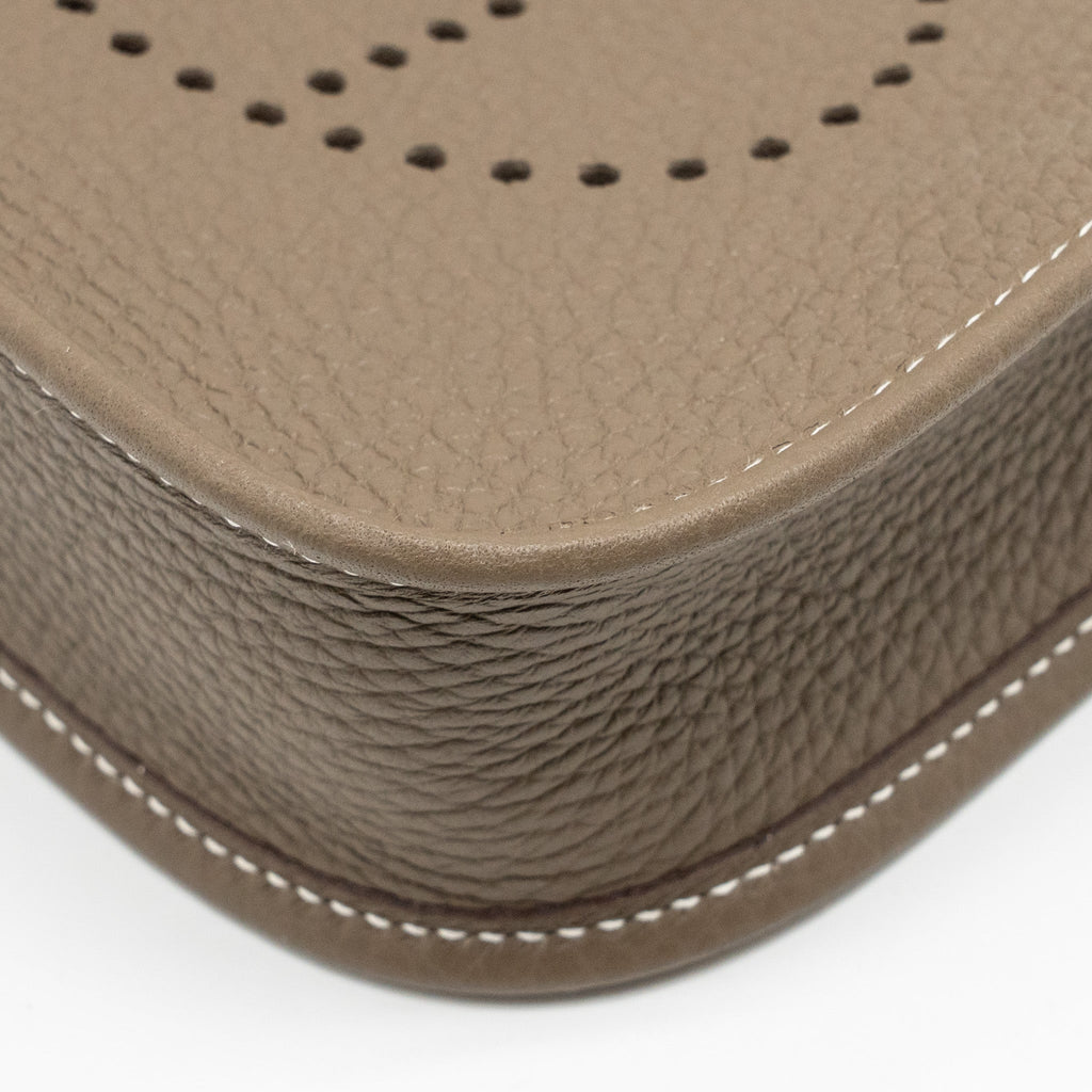 Hermes MINI Evelyne Clemence Etoupe GHW