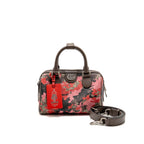 Gucci GG Camouflage Boston Bag GG Supreme Canvas/Leather Brown/Pink/Red SHW