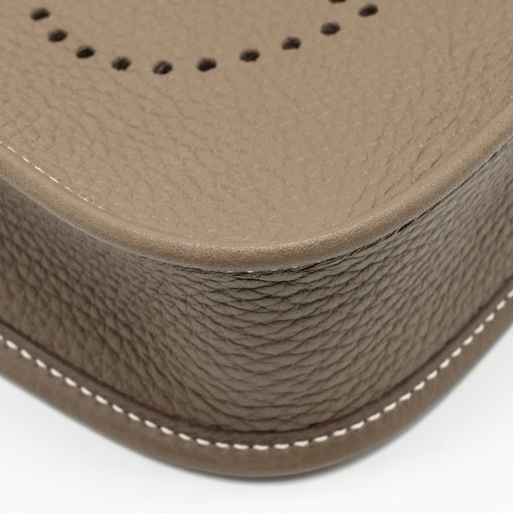 Hermes MINI Evelyne Clemence Etoupe GHW