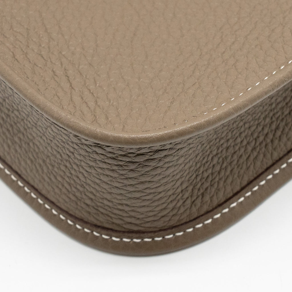 Hermes MINI Evelyne Clemence Etoupe GHW