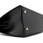 HERMES KELLY 28 BOX CALFSKIN BLACK GHW