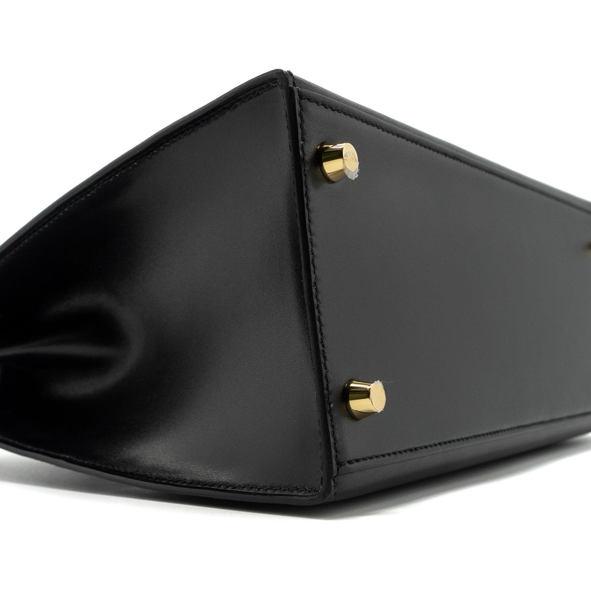 HERMES KELLY 28 BOX CALFSKIN BLACK GHW