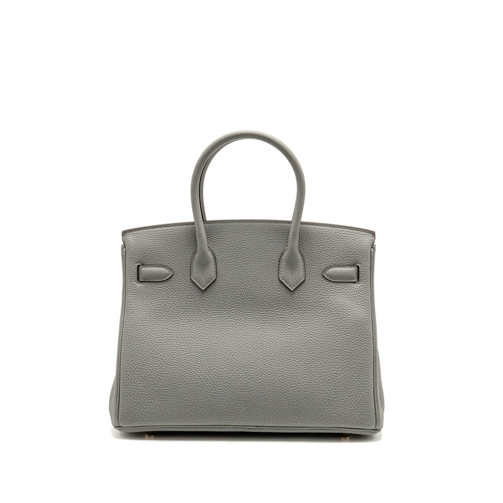 Hermes Birkin 30 Togo 4Z Gris Mouette GHW