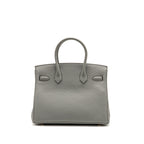 Hermes Birkin 30 Togo 4Z Gris Mouette GHW