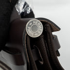 Hermes herbag 31 zip bag canvas / hunter ebene / ecru SHW