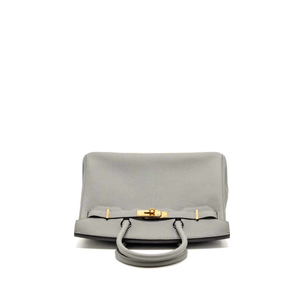 Hermes Birkin 30 Togo 4Z Gris Mouette GHW