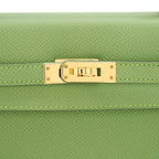 Hermes Kelly 25 Sellier Epsom vert criquet GHW