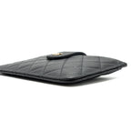 CHANEL CLUTCH WALLET CAVIAR BLACK LGHW