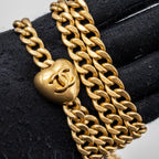 CHANEL 23P MINI COCO LOVE FLAP BAG CAVIAR BLACK GHW(MICROCHIP)