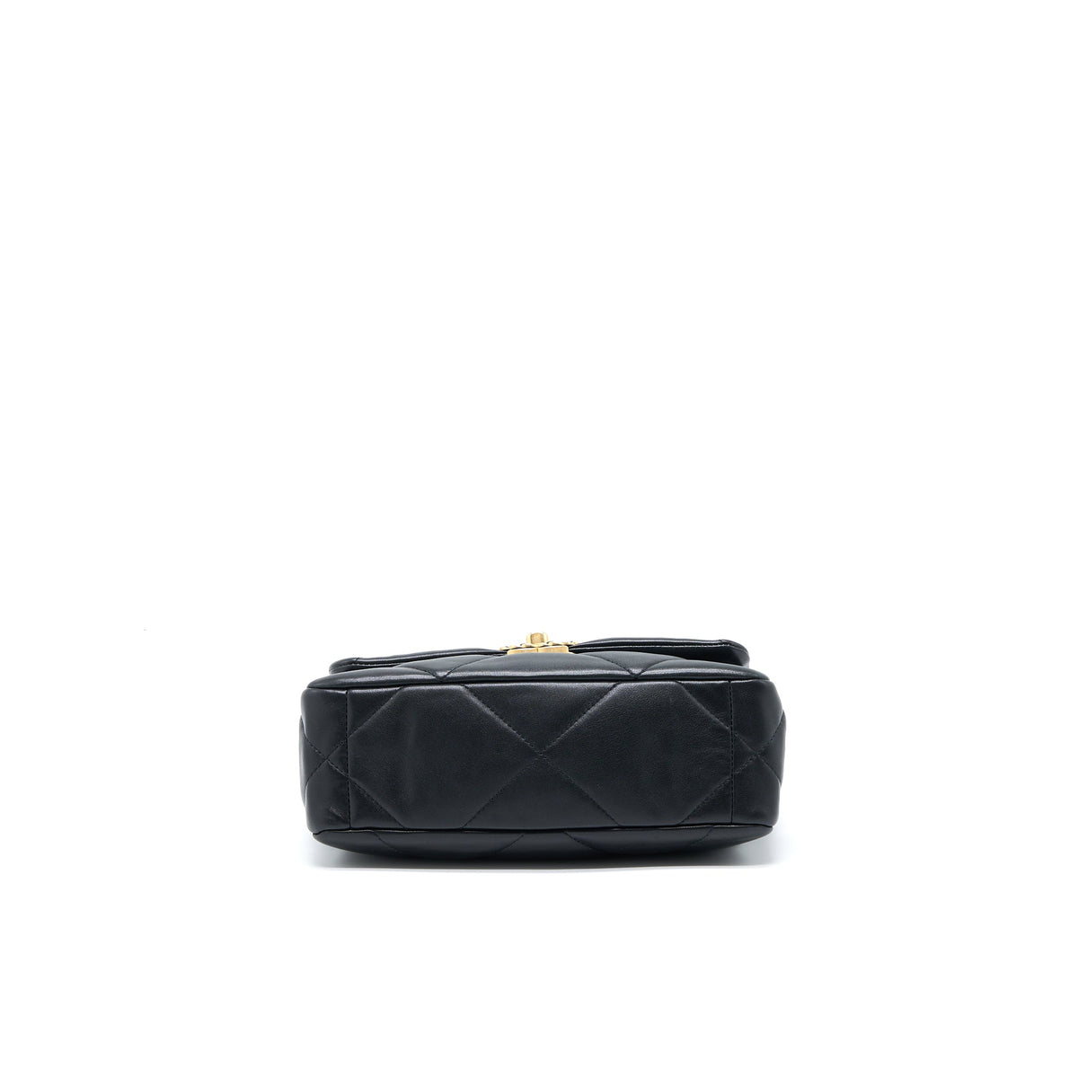 CHANEL SMALL 19 BAG LAMBSKIN BLACK MULTICOLOUR HARDWARE