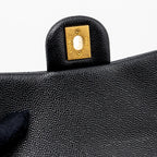 CHANEL 23P MINI COCO LOVE FLAP BAG CAVIAR BLACK GHW(MICROCHIP)