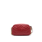 GUCCI MARMONT CAMERA BAG IN RED
