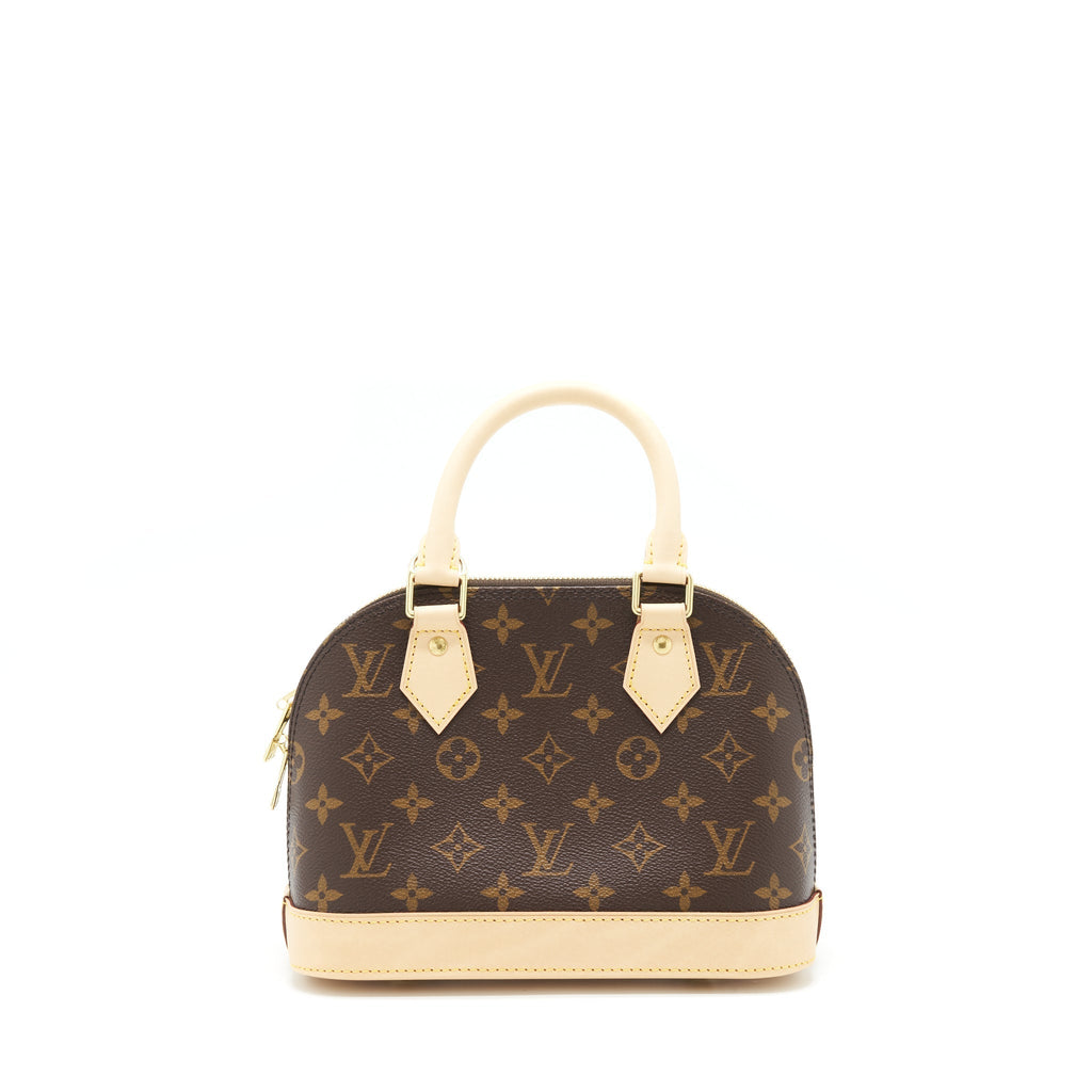 LOUIS VUITTON ALMA BB MONOGRAM CANVAS GHW
