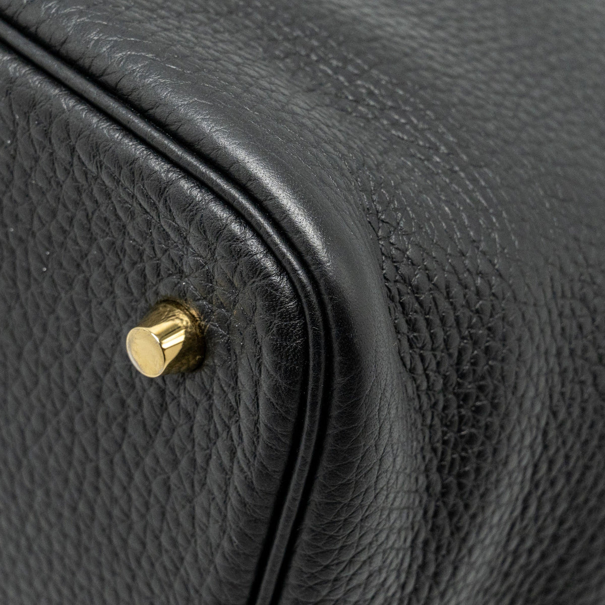 HERMES PICOTIN 22 LOCK BAG CLEMENCE BLACK GHW