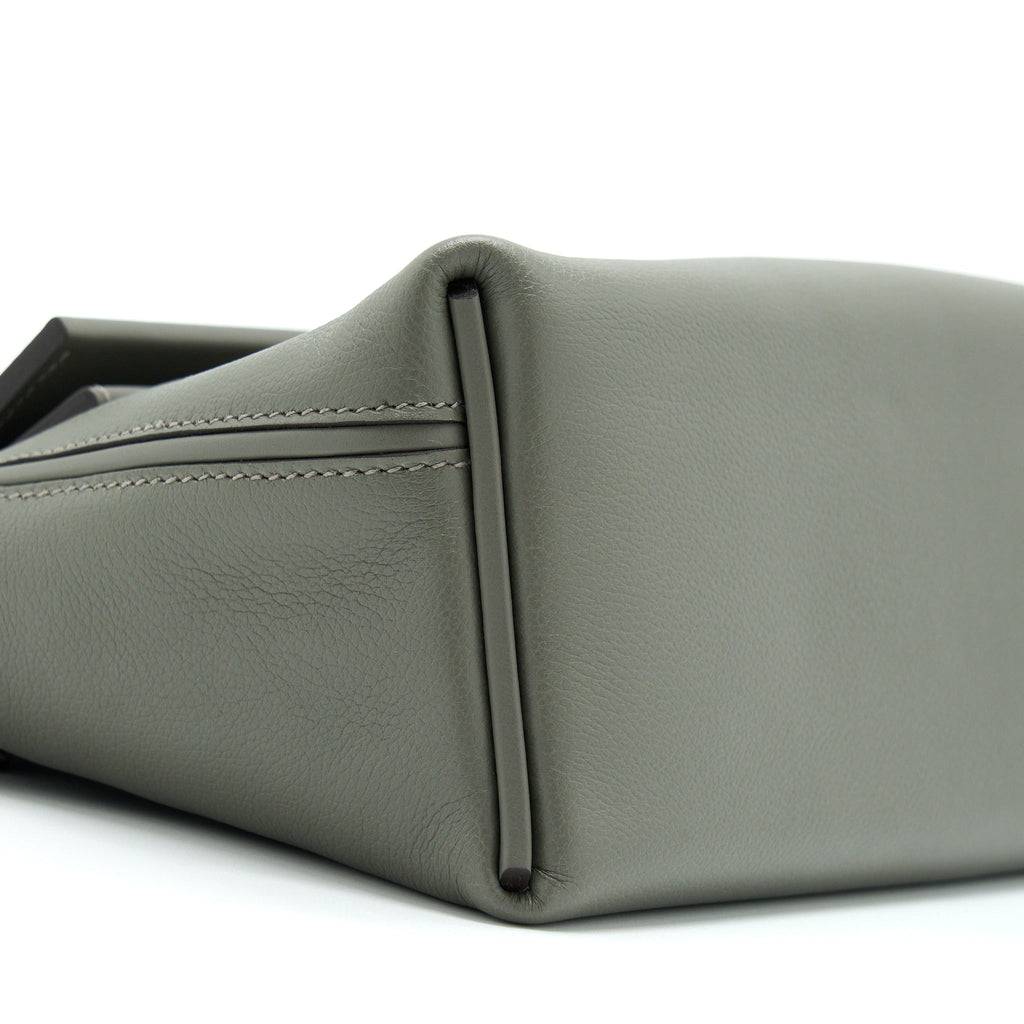 HERMES MINI 24/24 2424 - 21 EVERCOLOR / SWIFT GRIS MEYER SHW