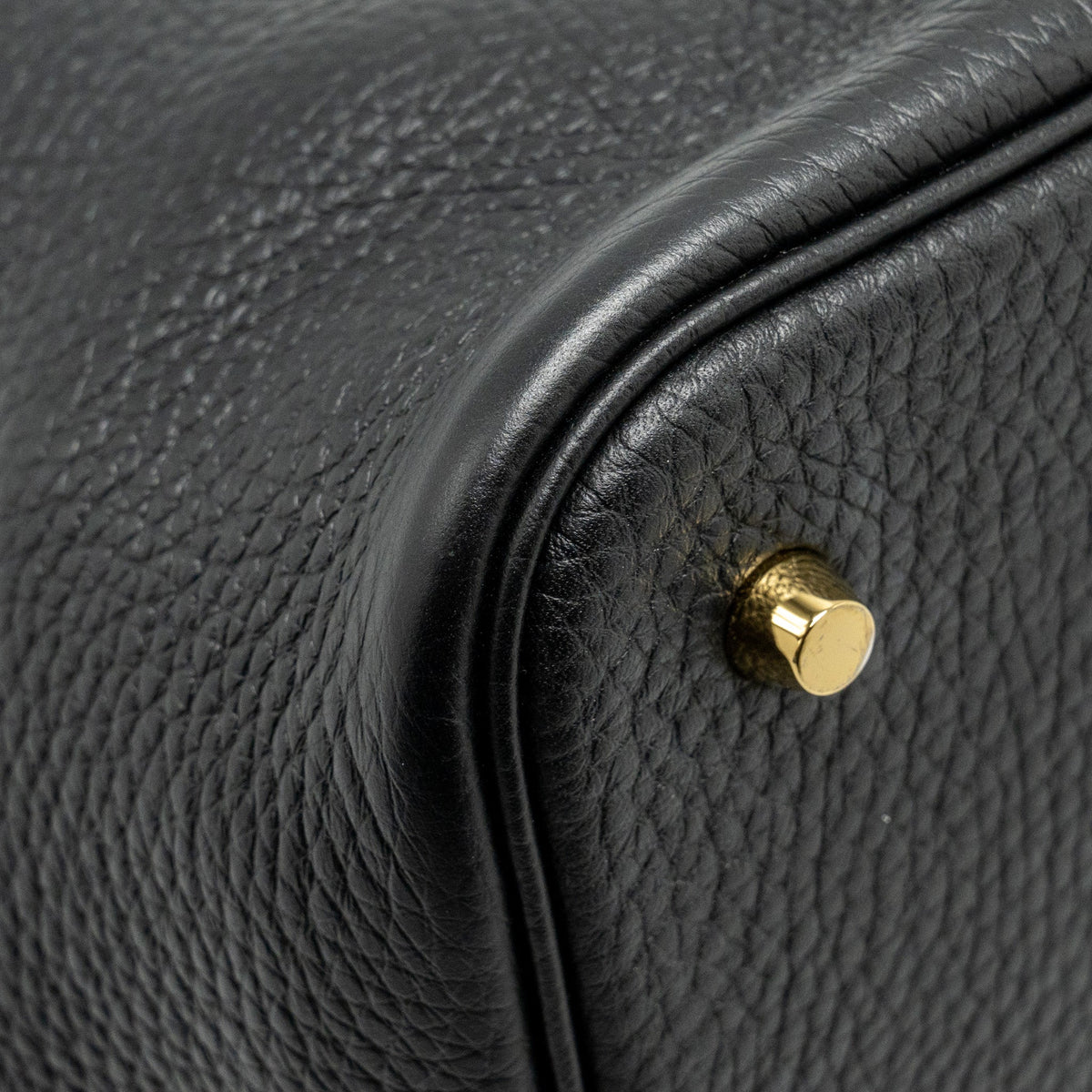 HERMES PICOTIN 22 LOCK BAG CLEMENCE BLACK GHW