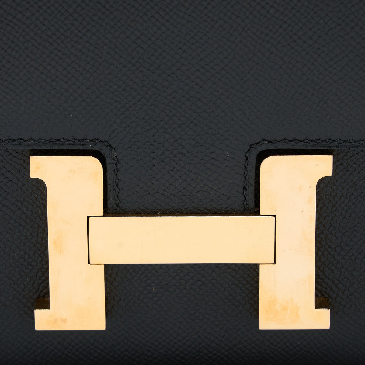 Hermes Constance 24 Epsom Black RGHW