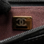 CHANEL CLASSIC WALLET ON CHAIN CAVIAR BLACK GHW (MICROCHIP)