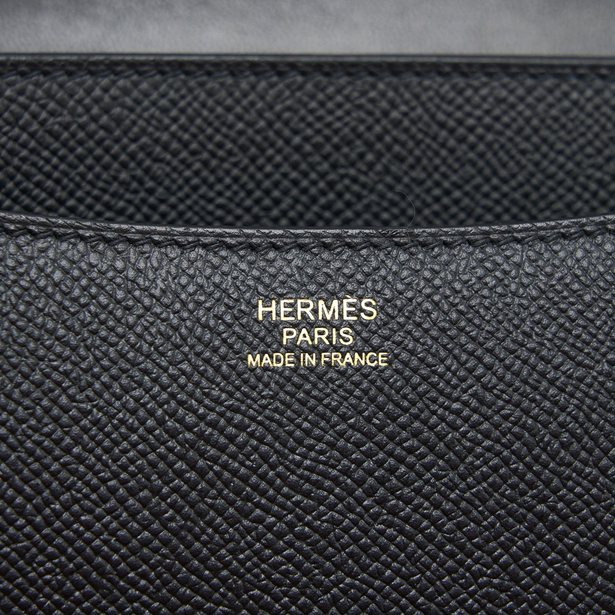 Hermes Constance 24 Epsom Black RGHW