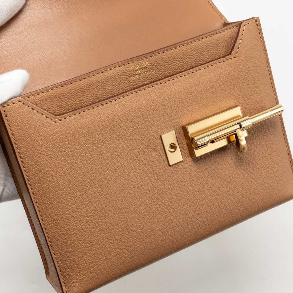 Hermes Mini Verrou Chèvre Mysore 2J Quebracho LGHW