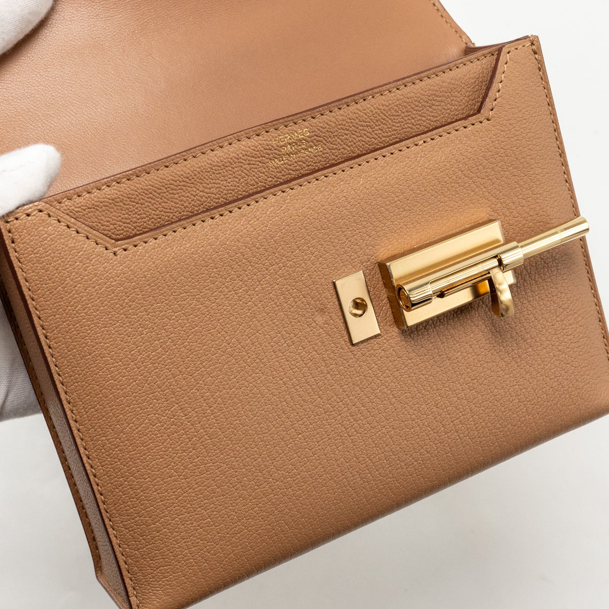 Hermes Mini Verrou Chèvre Mysore 2J Quebracho LGHW