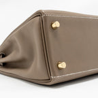 HERMES KELLY 25 SWIFT ETOUPE GHW