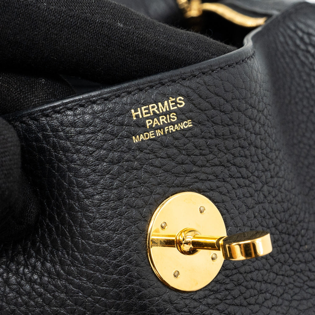 Hermes lindy 30 clemence black GHW